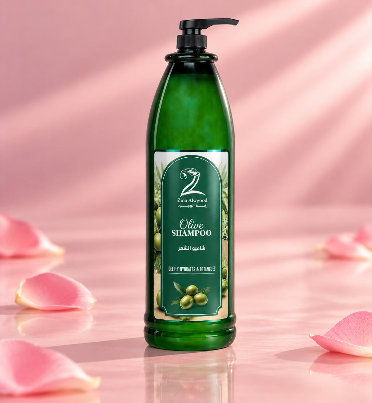 Shampoo with olive oil